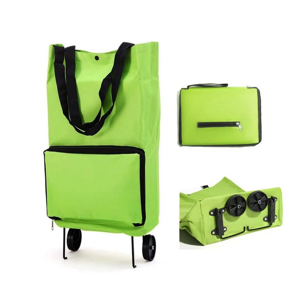 Shopping Trolley Shopping Bag with Wheels, Foldable Shopping Trolley, Foldable