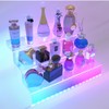 12 IN Clear Display Riser Stand with LED Light， Acrylic