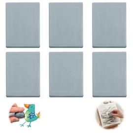 Kneaded Eraser, Putty Rubber Eraser for Artists Sketch Drawing Pencil Charcoal Pastel Kneadable Eraser Set with Storage Case Art Supplies for School Studio Sketching(There are 6 PCS and 8 PCS) (6)