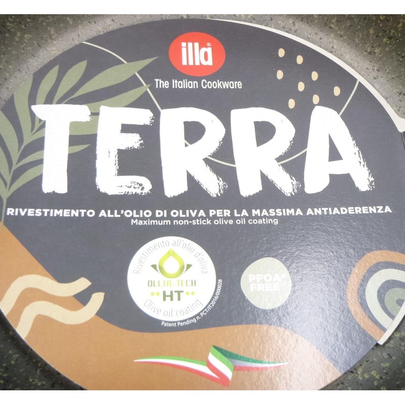 Illa Non-Stick Pan with Olive Oil Diameter 28 cm Height