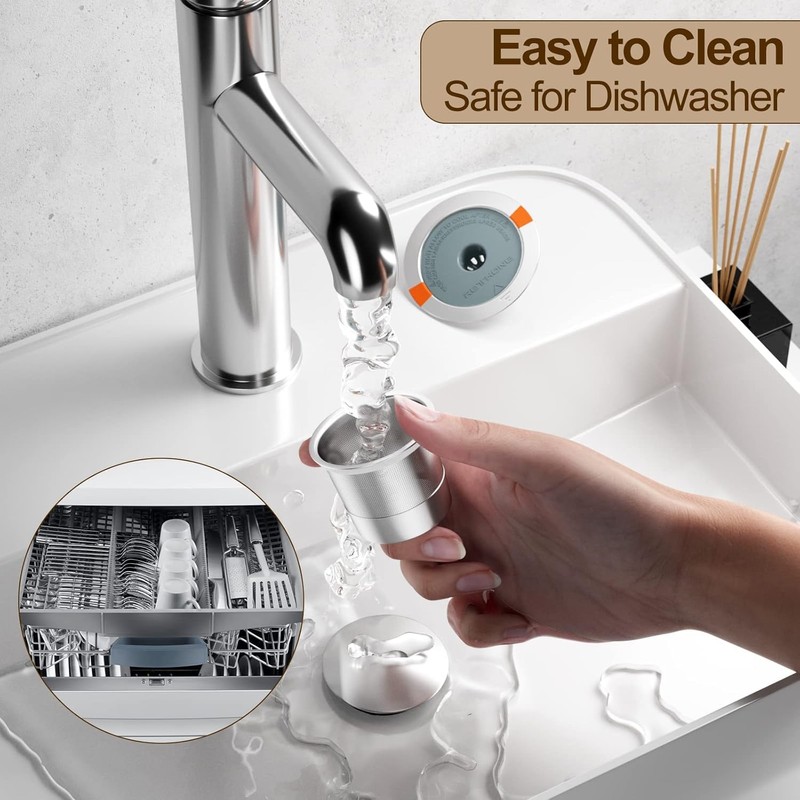 RETHONE Reusable K Cups for Keurig 1.0 & 2.0 -