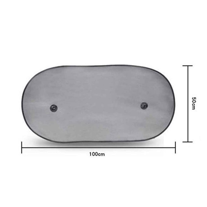 Riloer Car Rear Grille Mesh Sunshade Good Thermal Insulation Nylon