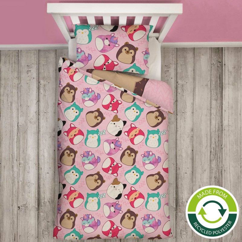 Squishmallows Duvet Set I Reversible Single Duvet Cover Set I