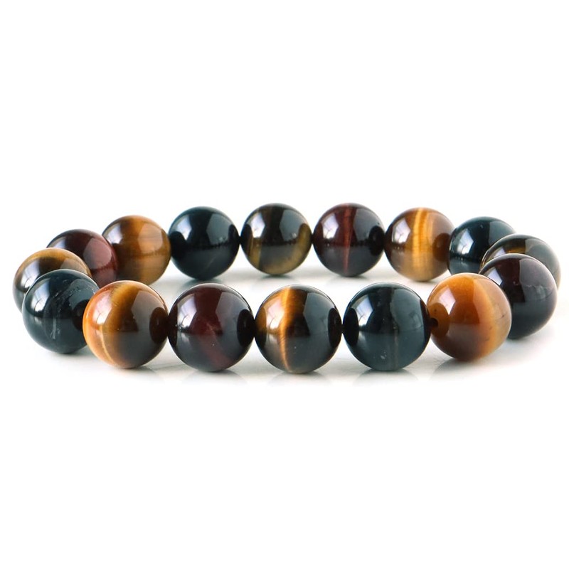 Natural Stone Power Stone Bracelet Tiger Eye Tiger Eye Mens
