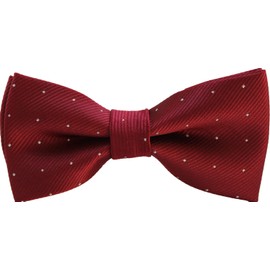 Best Item: Bowtie, Men's, Kids, One-Touch Tie, Plain, Easy to Wear, Hook, For Children and Adults, 03 Butterfly Water, wine red_23