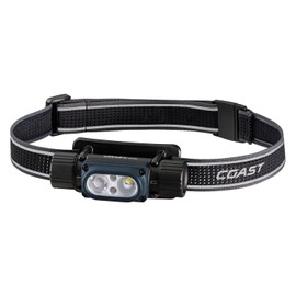 Coast WPH30R LED Headlamp, Maximum Luminous Flux, 1000 lm, Waterproof, Dustproof, IP68, Water Pressure Resistance, 16.4 ft (5 m)