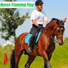 Telescopic Equestrian Training Flag Kit for Horse Training – Red
