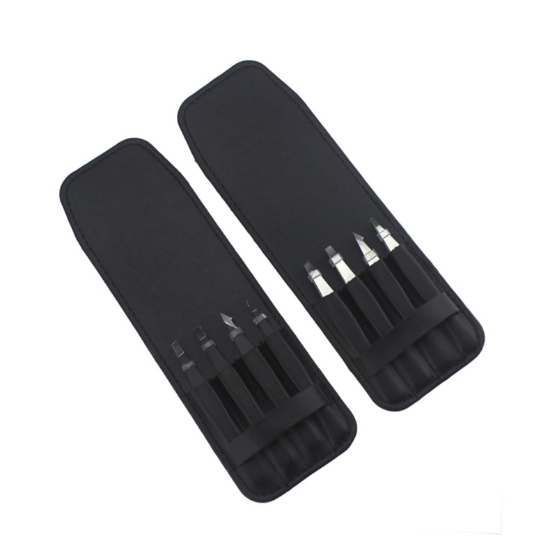 Ipetboom Pcs Stainless Steel Eyebrow Tweezers Set Slant Flat Angled