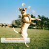 BPS 3pcs Dog Toys Rubber Ball Squeaky Sound Indestructible High