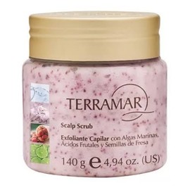 Exfoliante Capilar con Algas Marinas y Ácidos Frutales, Semillas de Fresa, 140g