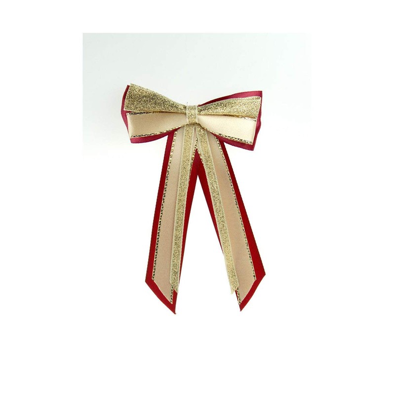 ShowQuest Unisex's Hairbow and Tails Red/Gold, Standard