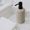 Asashizen Vertical Strip Retro Resin Soap Dispenser Bathroom Easy to