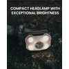 Claymore HEADY2 Tan Rechargeable Wearable Light – 350 Lumens Headlamp