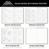 PRODUCTIVITY STORE Best Password Book With Alphabetical Tabs | Password