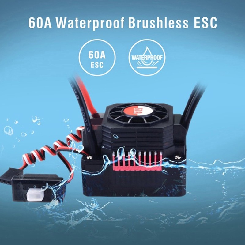 SURPASSHOBBY 3650 4500KV Motor with Cooling Shell 60A ESC +6KG