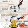E-far 9pcs Stainless Steel Cookware Set, 3-Ply Pots and Pans