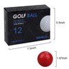 Kofull Golf Balls Colourful Golf Training Balls Pack of 12