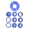 10 Pcs Set Router Template Guides Bushing High Strength Aluminum