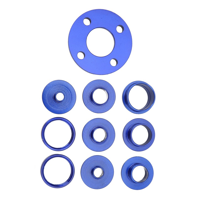 10 Pcs Set Router Template Guides Bushing High Strength Aluminum