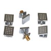 6 pcs Bathroom Water Saving Shower Square Solid Brass Body