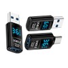 xiwai 3 Pieces/Lot Type C Adapter with Smart LED Digital