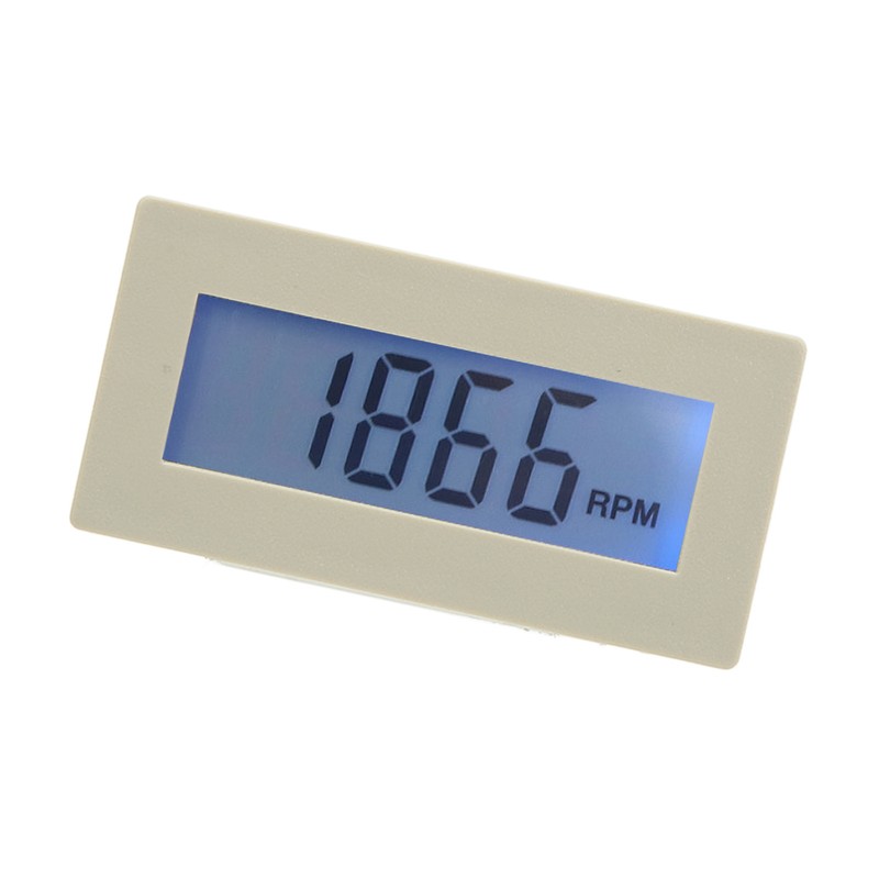 Motor Tachometer 10 to 9999 LCD Display Accurate Measurement RPM
