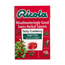 (10 PACK) - Ricola - Cranberry SF Lozenges Box | 45g | 10 PACK BUNDLE by RICOLA
