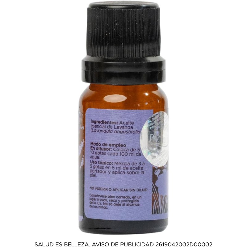 Aceite Esencial de Lavanda 100% Puro 10 ml Aroma Floral