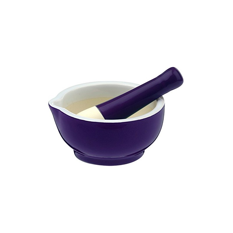BIA SCOOP! Mortar & Pestle Purple, 12.5 x 12 x