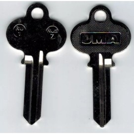 Unbranded/Generic RU1 RUS-7 Nickle Plated Brass Key Blank X2
