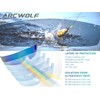 ARCWOLF Polarized Sunglasses, For Hats, Clip-on Sunglasses, Flip-up, Overglasses, Cap