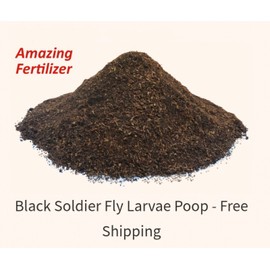 BuildASoil Insect Frass • 4 Lbs • Black Soldier Fly Larvae Frass Soil Amendment
