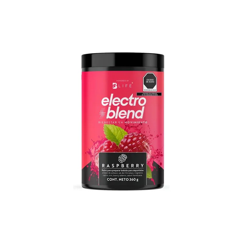 Bebida Hidratante Polvo 360gr Electroblend Life Sabor Raspberry