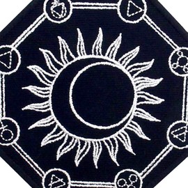 ZEGINs Alchemy Symbol Patch Embroidered Applique Badge Iron On Sew On Emblem