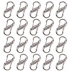 20pcs Double Opening Zipper Pull Replacement, Detachable Metal Snap Hook