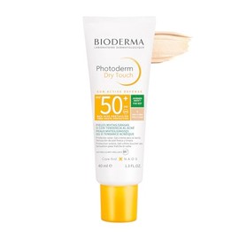 Bioderma, Protector Solar en Gel, Photoderm Dry Touch Tono Muy Claro, FPS50, Control Brillo, Reduce Imperfecciones, 40ML