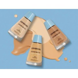 Covergirl Clean Matte Base De Maquillaje Líquido Oil Control Tono Perfect Beige 548