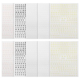 10 Sheets Letter Nail Stickers Self-Adhesive 3D English Alphabet Nail Decals 5 Colors Small Initial Alphabet Nails Art Supplies for Women Girls DIY Nails Decoration Manicure