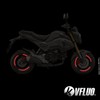 VFLUO - Kit Reflective Wheel Rim Stickers GP Scooter Sticker
