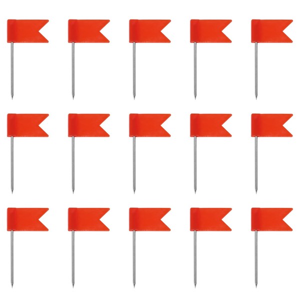 Tupalizy 50PCS Flag Push Pins Travel Map Thumb Tacks Plastic