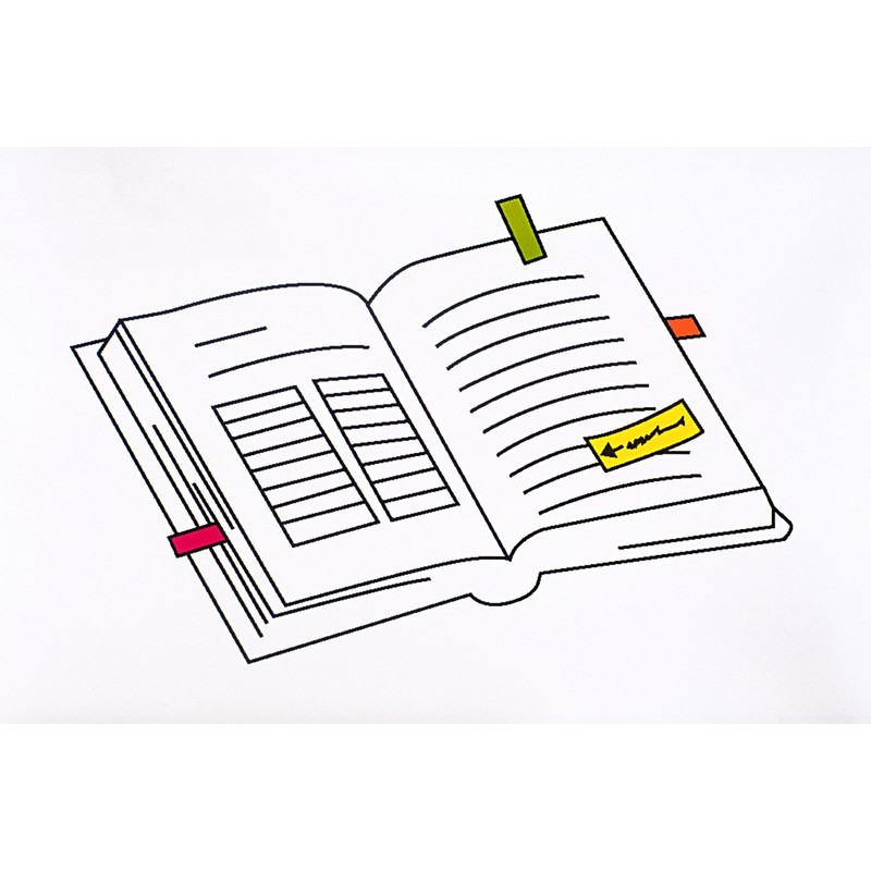 Post-it Note Markers 50 each of Fuchsia - Jade Green