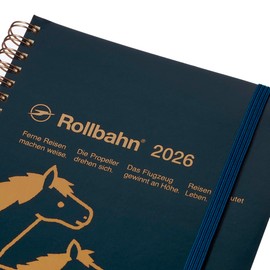 【Delfonics Notebook 2026 Edition／Starts October 2025】Rollbahn Diary Pony A5 Schedule Notebook Monthly (Black)