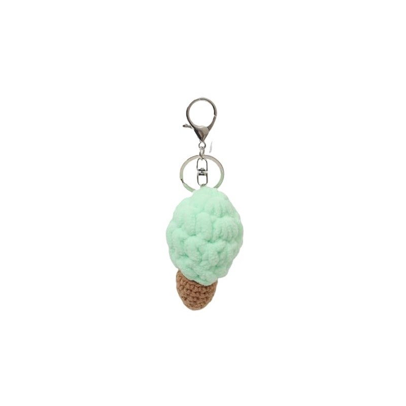 Wego Fluffy, Soft Cream, Plush, Key Chain, Pushing Purpose, School,