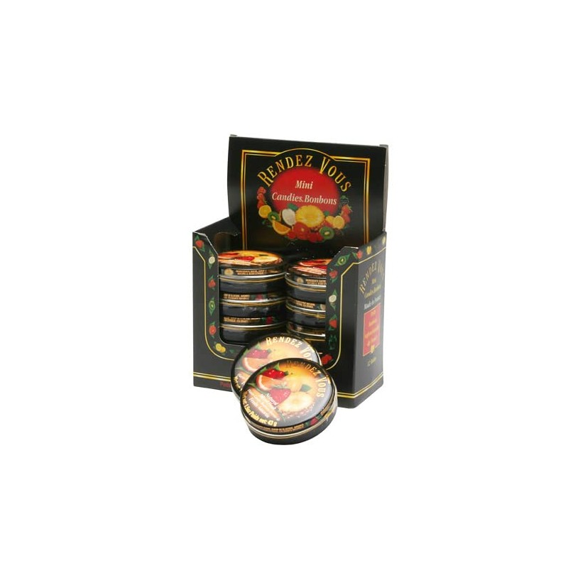 Rendez Vous, French Mini Candies, Mixed Fruit, 1.5 oz (Pack