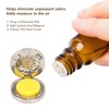 0.9in Diffuser Face Cover Clips Hollow Stainless Steel Magnetic Aromatherapy
