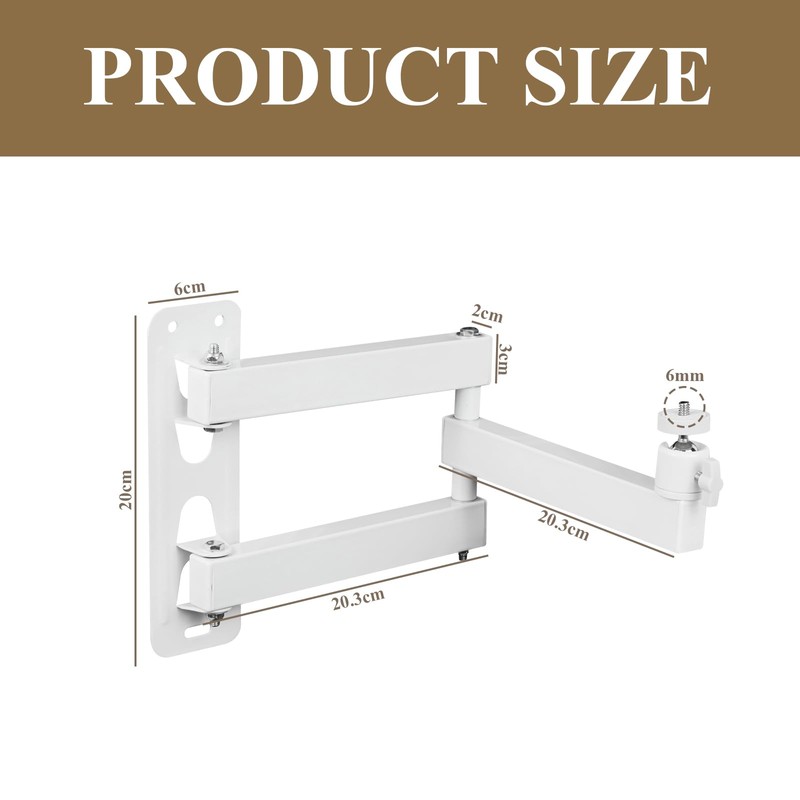 Projector Stand, Projector Wall Mount Made of Metal, Multi Angle