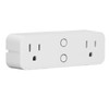 Power Strip WiFi BLE Remote Control Dual Sockets Receptacle 10A