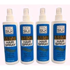 P.Silk.Salon ( LOT 2 ) P.Silk.Salon Soft Hold Hair Spray Argan & Coconut Oils 12 Oz Each