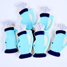 ½ Dz. Golf Bag Cookies! The Most Simple and Complicated Game in History! Birthday Themed, Father’s Day Party Favors or Baby Gift!