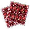 Robelli Pack of 48 Miniature Shiny & Matte Christmas Tree